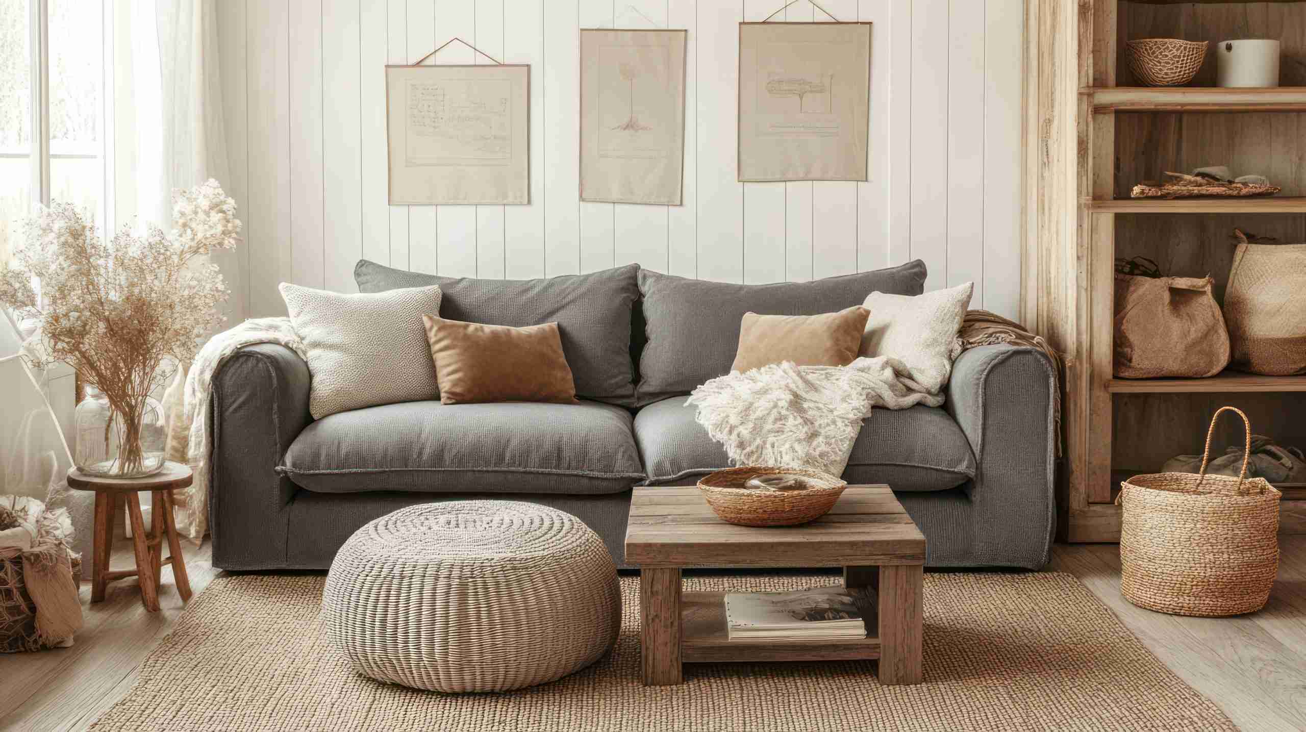 decoracion-acogedora-de-la-sala-de-estar